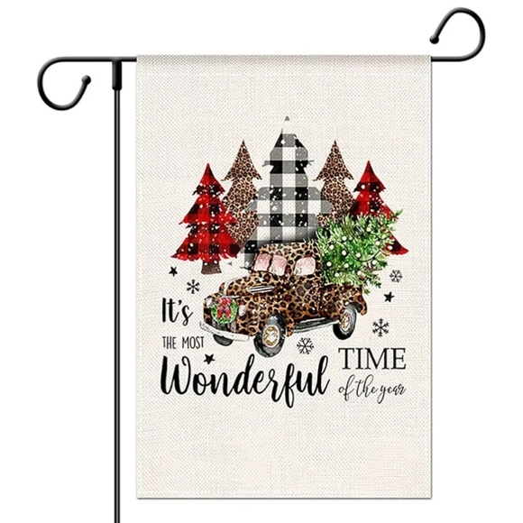 Set of 2 Seasonal Garden Flags, 12 x 18 Inches - NIP - Picture 2 of 7